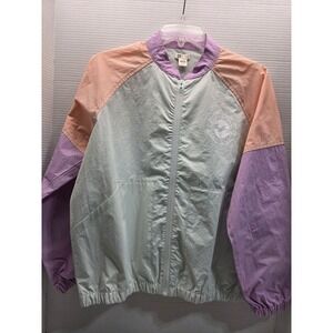 NEW Billabong Windbreaker Womens Small Whirlwind Jacket Aqua Lightweight